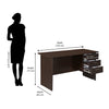 Nilkamal Maximus 5ft Engineered Wood Office Table (New Wenge)