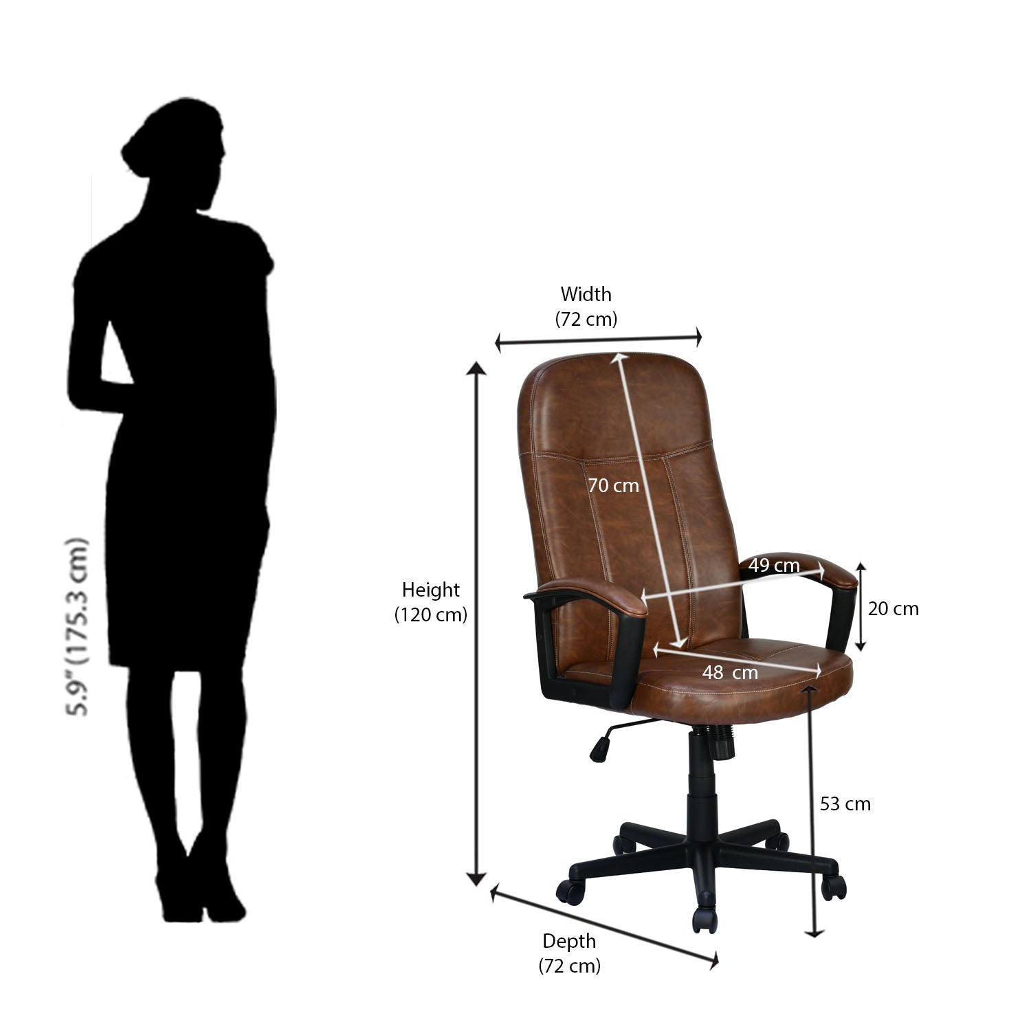 Nilkamal Mayor High Back Office Chair