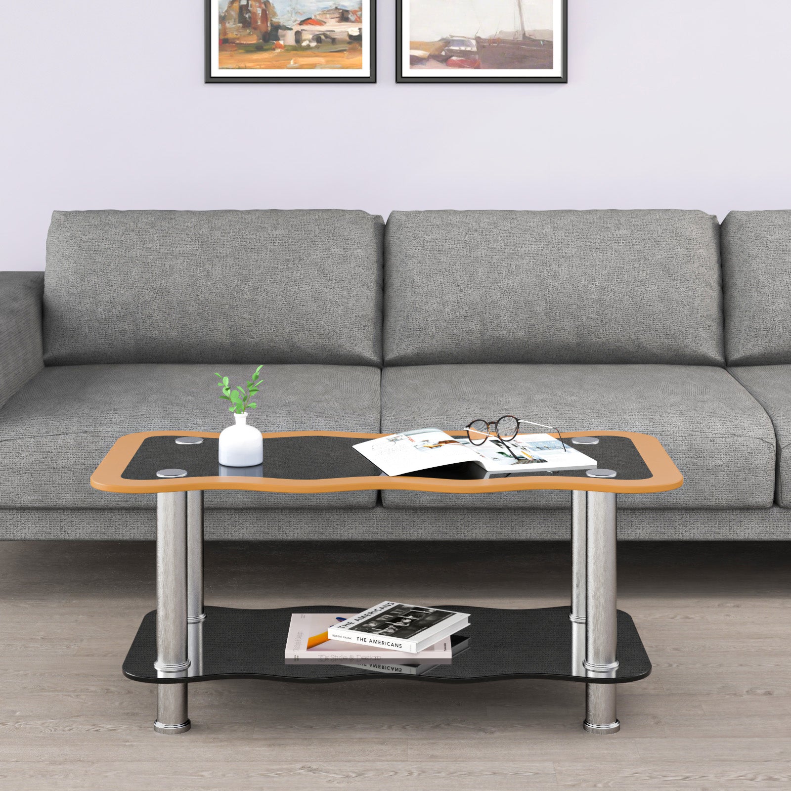 Nilkamal Medora Center Table (Black)
