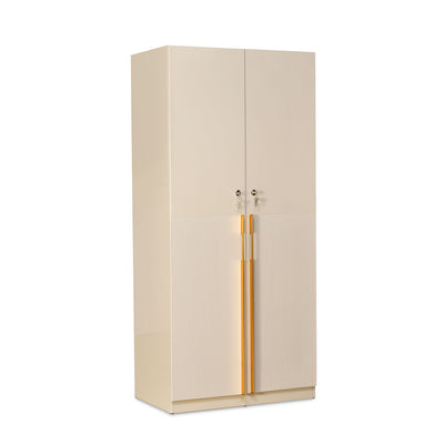 Nilkamal Mirage 2 Door Wardrobe (Ivory)