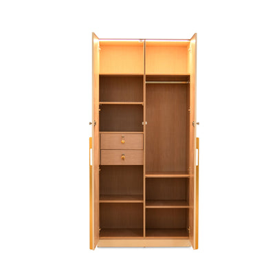 Nilkamal Mirage 2 Door Wardrobe (Ivory)