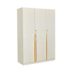 Nilkamal Mirage Engineered Wood 3 Door Wardrobe (Ivory)