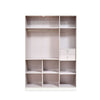 Nilkamal Mirage Engineered Wood 3 Door Wardrobe (Ivory)