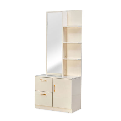 Nilkamal Mirage Engineered Wood Dresser Table (Ivory)