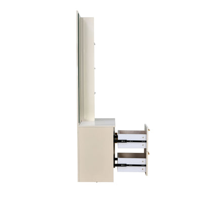 Nilkamal Mirage Engineered Wood Dresser Table (Ivory)