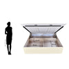 Nilkamal Mirage King Bed with Hydraulic Storage (Ivory)