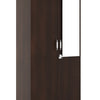 Nilkamal Riva 2 Door Wardrobe with Mirror (New Wenge)