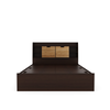 Nilkamal Riva Queen Bed With Storage (Wenge)