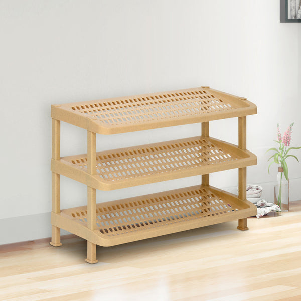Nilkamal Multipurpose Rack 03 (Marble Beige) - Main Image