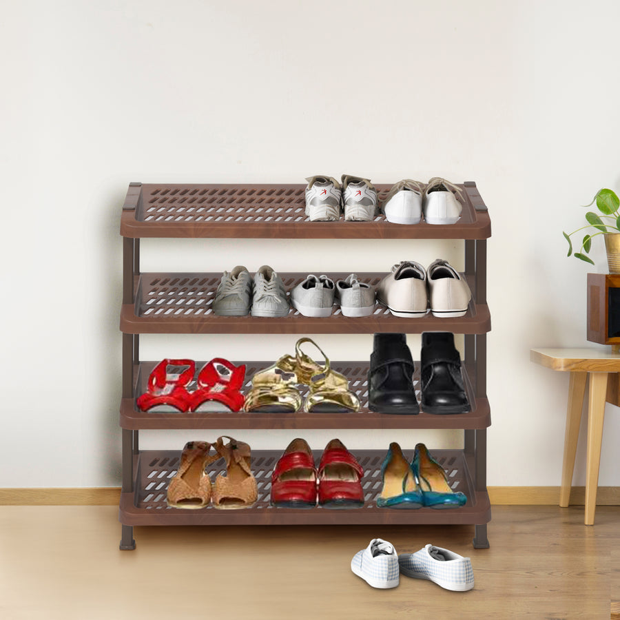 Nilkamal Multirack 04 (Mangowood/Dark Brown)