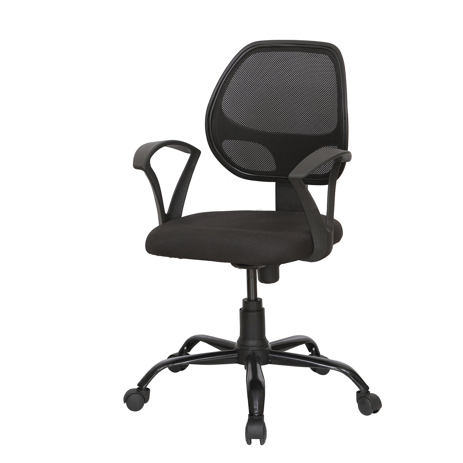 Nilkamal Mustang Mid Back Mesh Chair (Black)