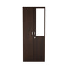Nilkamal Willy 2 Door Mirror Wardrobe (New Wenge) - Front View