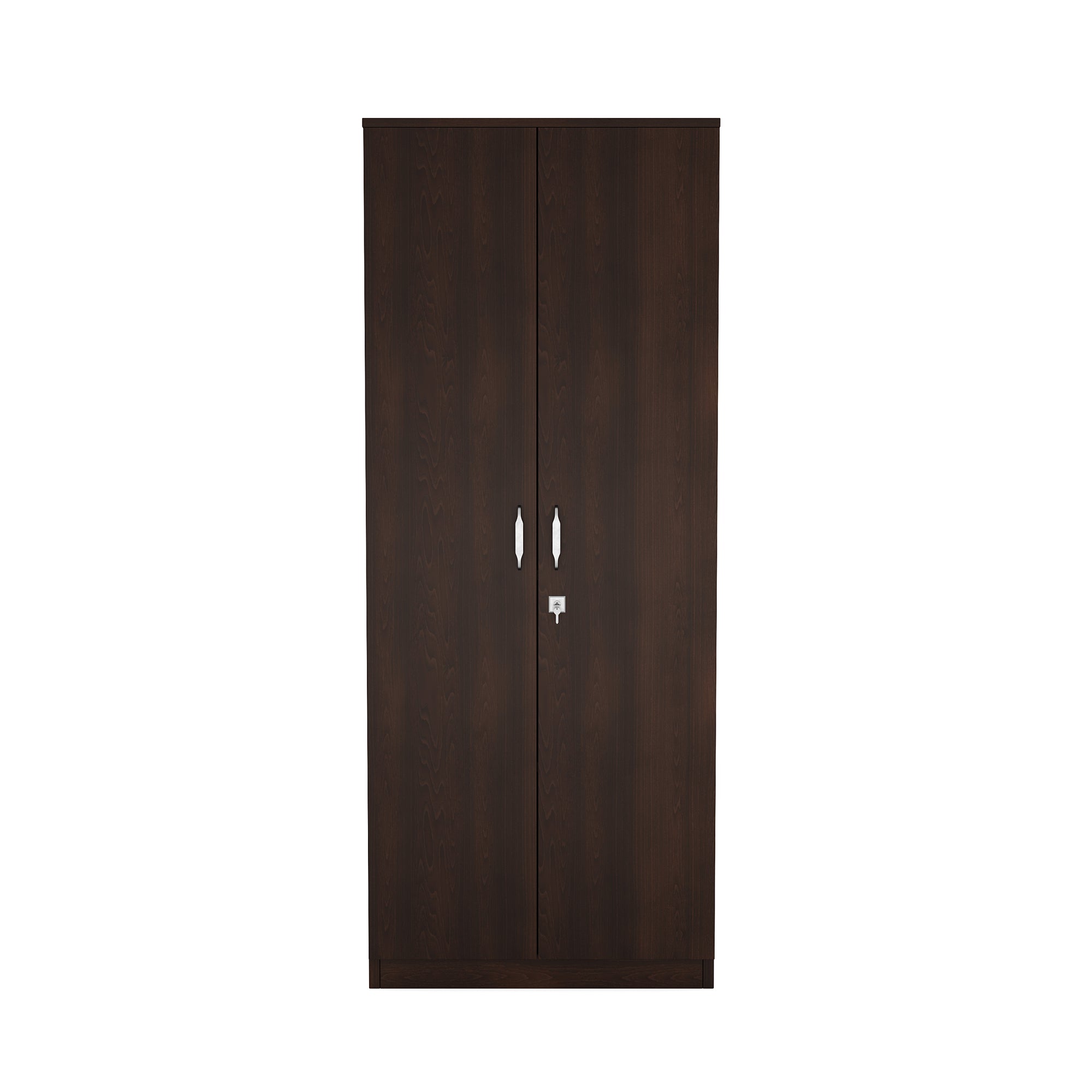 Nilkamal Willy 2 Door without Mirror Wardrobe (New Wenge)