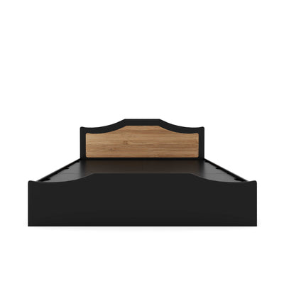 Nilkamal Willy Queen Bed With Storage (Wenge & Sonama Oak)