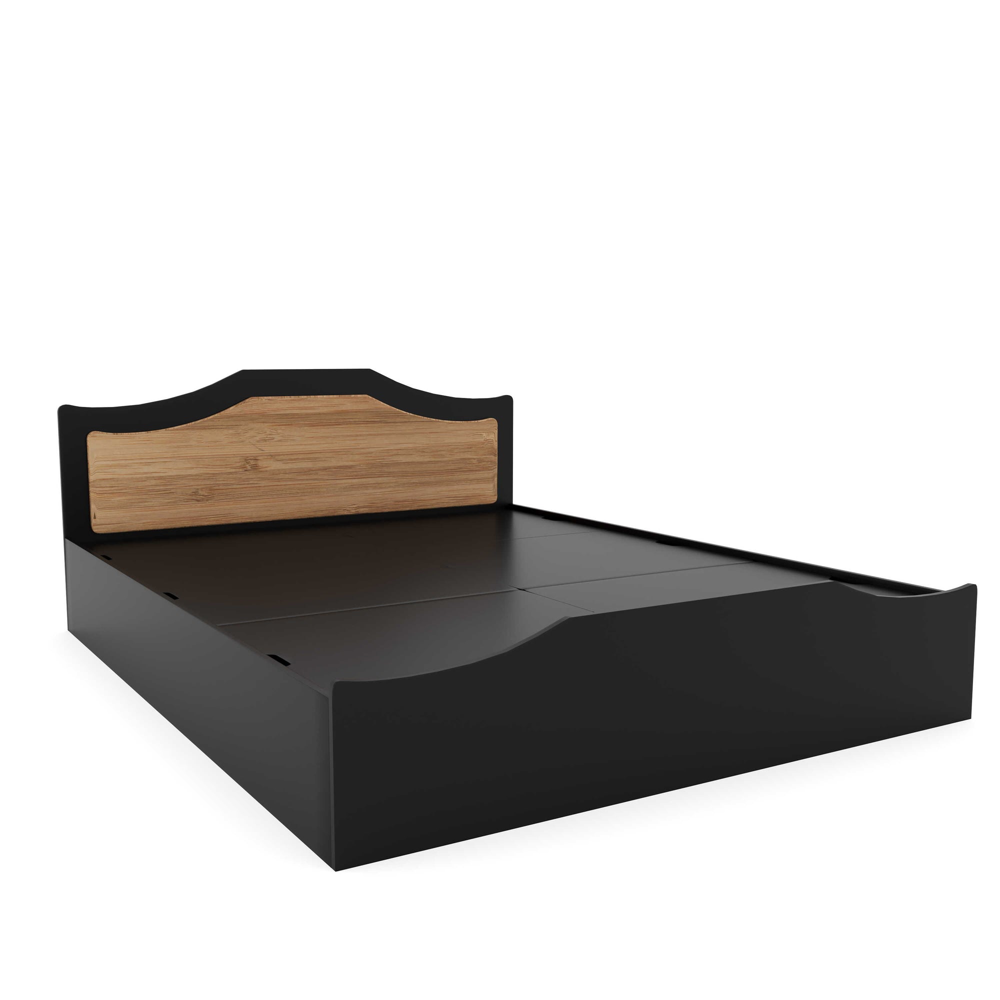 Nilkamal Willy Queen Bed With Storage (Wenge & Sonama Oak)