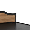 Nilkamal Willy Queen Bed With Storage (Wenge & Sonama Oak) - Closeup View