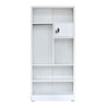 Nilkamal Mercury 2 Door Steel Wardrobe (Voilet / White)