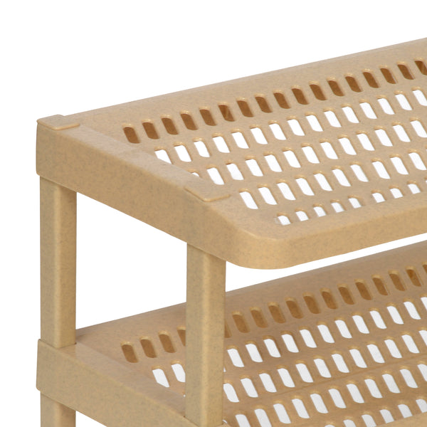 Buy Nilkamal Multipurpose Rack 03 (Marble Beige) Online In India