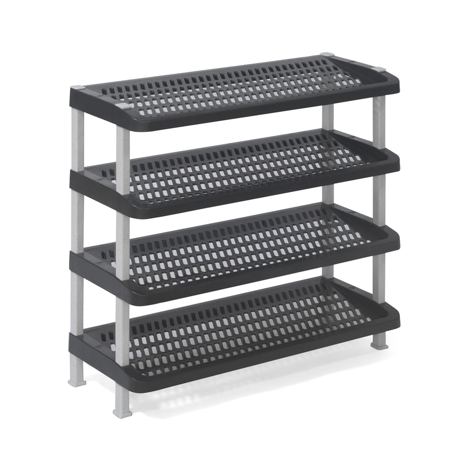 Nilkamal Multirack 04 (Charcoal Grey/Granite Black)