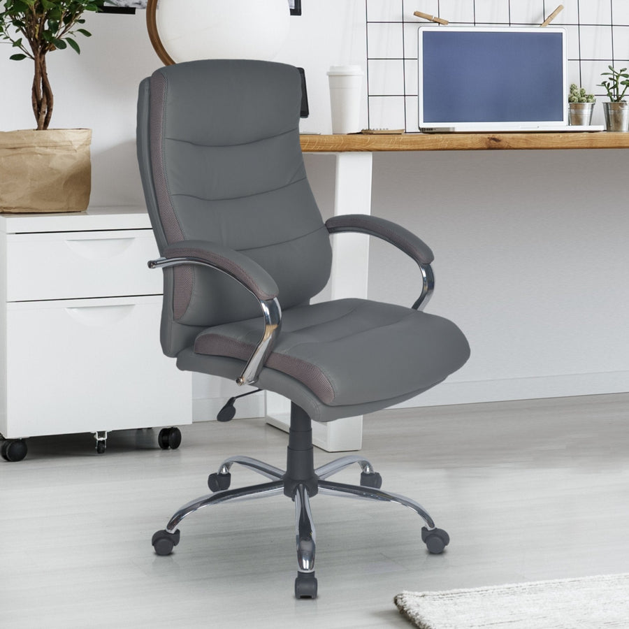 Nilkamal Neal High Back Office Chair (Grey)