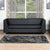 Nilkamal Russo 3 Seater Sofa (Black)