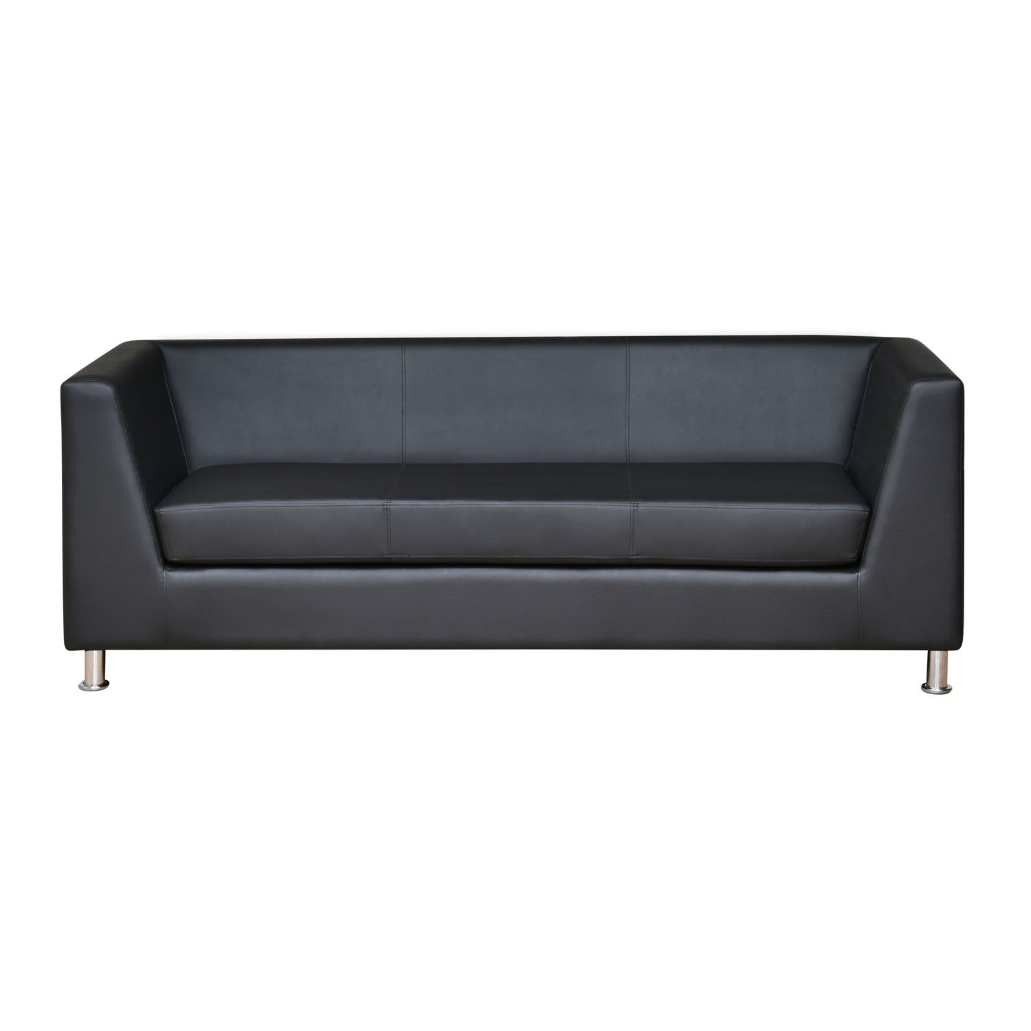Nilkamal Russo 3 Seater Sofa (Black)