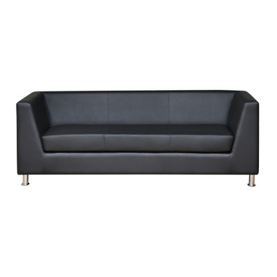 Nilkamal Russo 3 Seater Sofa (Black)