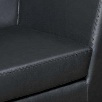 Nilkamal Russo 3 Seater Sofa (Black)