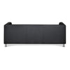 Nilkamal Russo 3 Seater Sofa (Black)