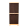 Nilkamal Freedom Big 6 (FB6) Plastic Storage Cabinet (Weather Brown /  Biscuit)