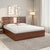 Nilkamal Noir Max Bed With Storage (Walnut)