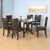Nilkamal Norris 6 Seater Dining Set (Expresso)