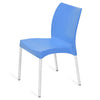 Nilkamal Novella 07 Plastic Armless Chair (Blue)