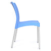 Nilkamal Novella 07 Plastic Armless Chair (Blue)