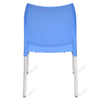 Nilkamal Novella 07 Plastic Armless Chair (Blue)