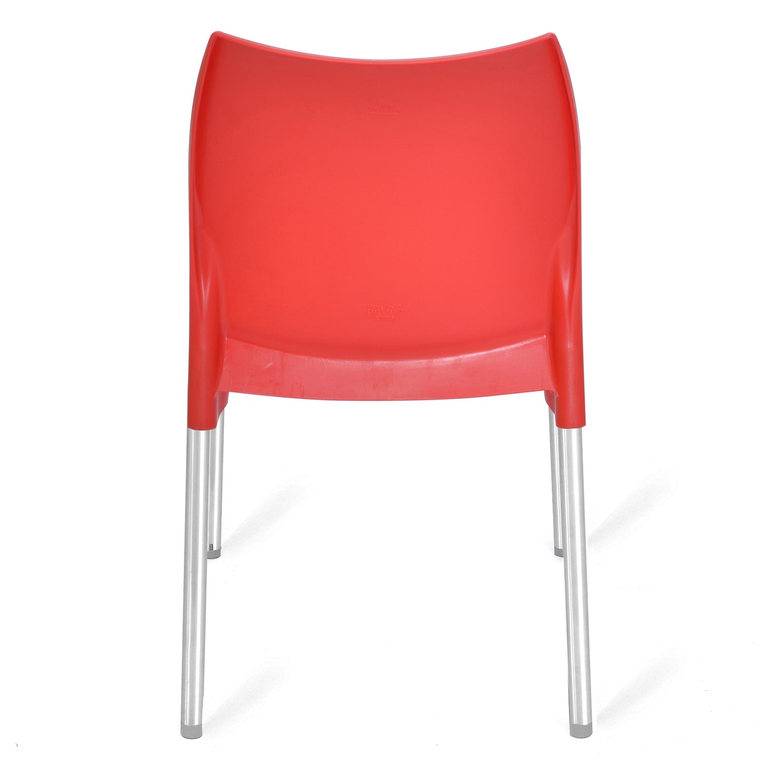Nilkamal Novella 07 Plastic Armless Chair (Bright Red)