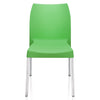Nilkamal Novella 07 Plastic Armless Chair (Green)