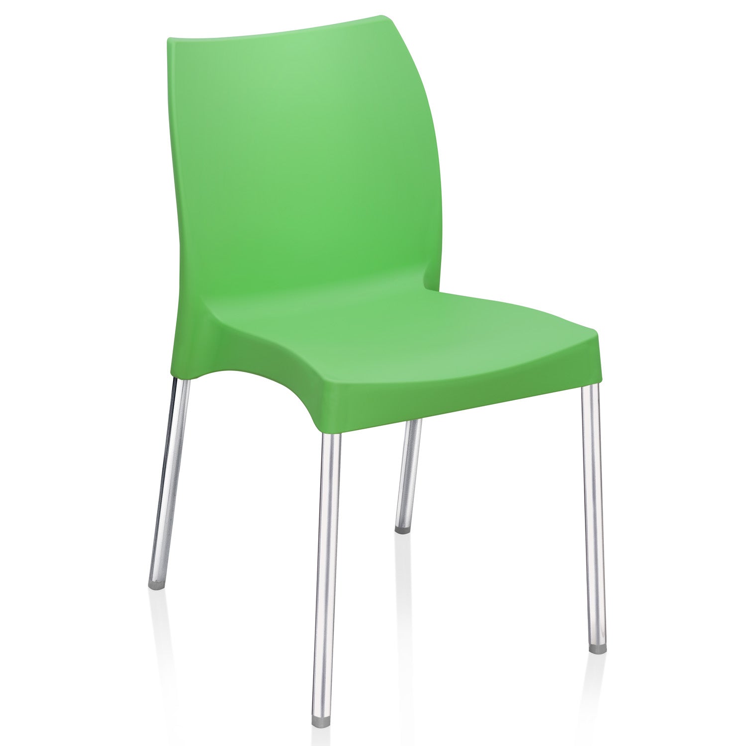 Nilkamal Novella 07 Plastic Armless Chair (Green)