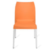 Nilkamal Novella 07 Plastic Armless Chair (Orange)