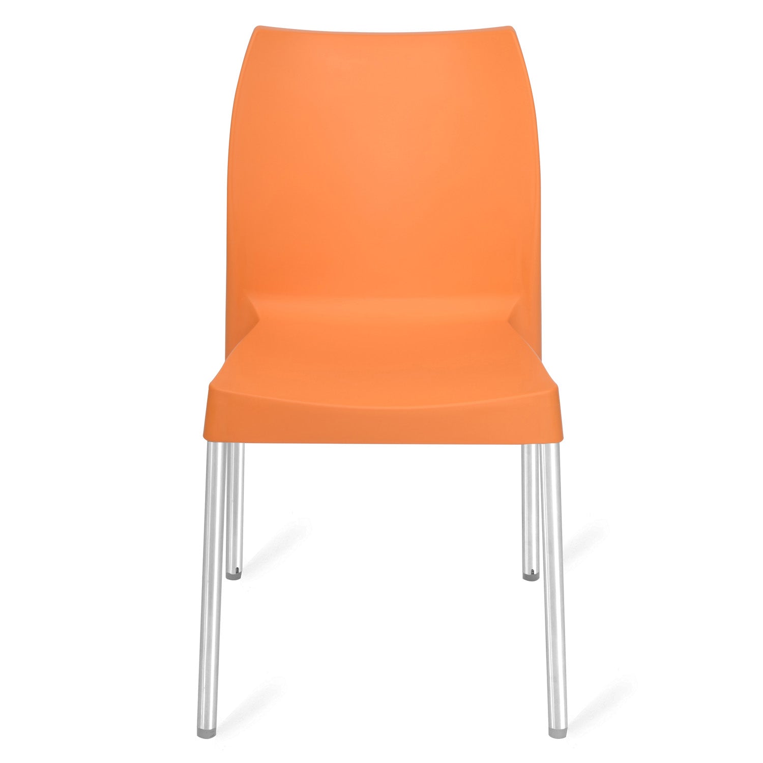 Nilkamal Novella 07 Plastic Armless Chair (Orange)