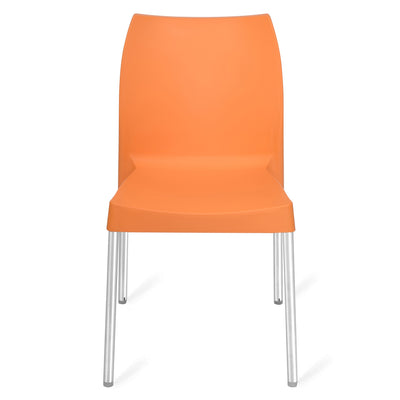 Nilkamal Novella 07 Plastic Armless Chair Orange Nilkamal