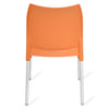 Nilkamal Novella 07 Plastic Armless Chair (Orange)
