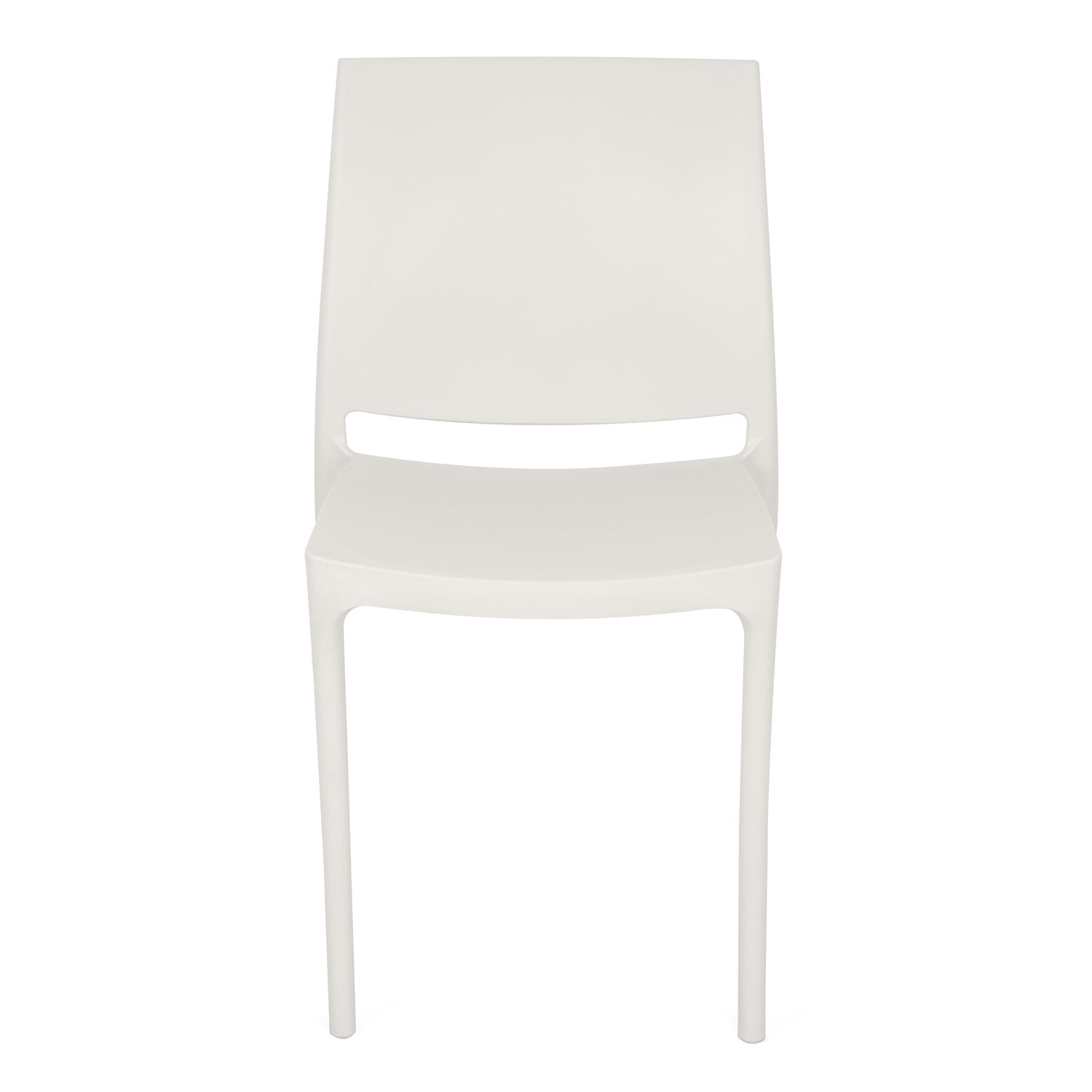 Nilkamal Novella 08 Plastic Armless Chair (Milky White)