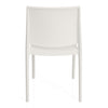 Nilkamal Novella 08 Plastic Armless Chair (Milky White)