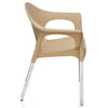 Nilkamal Novella 09 Plastic Arm Chair (Biscuit)