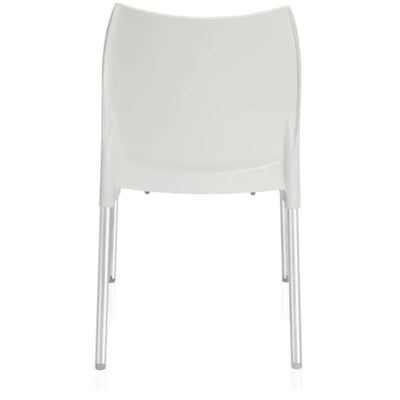 Nilkamal Novella 07 Plastic Armless Chair (Milky White)
