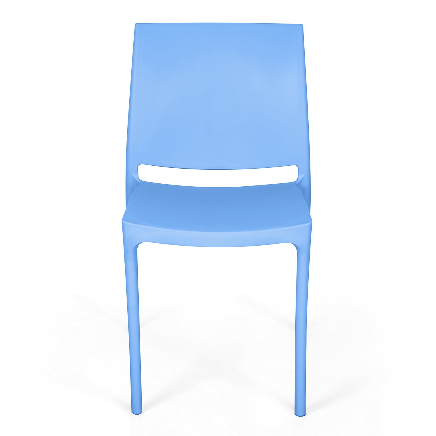 Nilkamal Novella 08 Plastic Armless Chair (Blue)