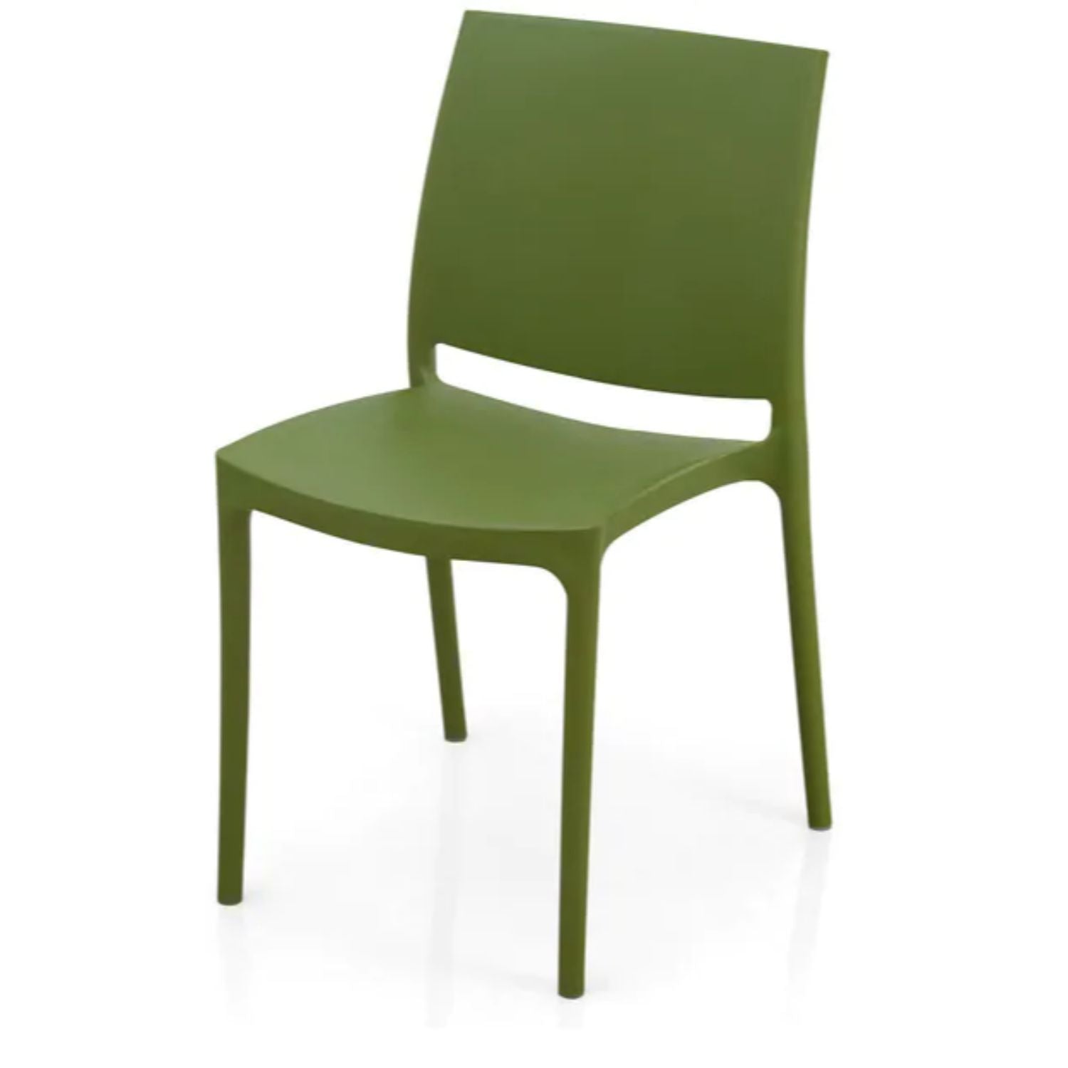 Nilkamal Novella 08 Plastic Armless Chair (Soft Green)