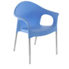 Nilkamal Novella 09 Plastic Arm Chair (Blue)