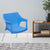 Nilkamal Novella 10 Plastic Arm Chair (Blue)